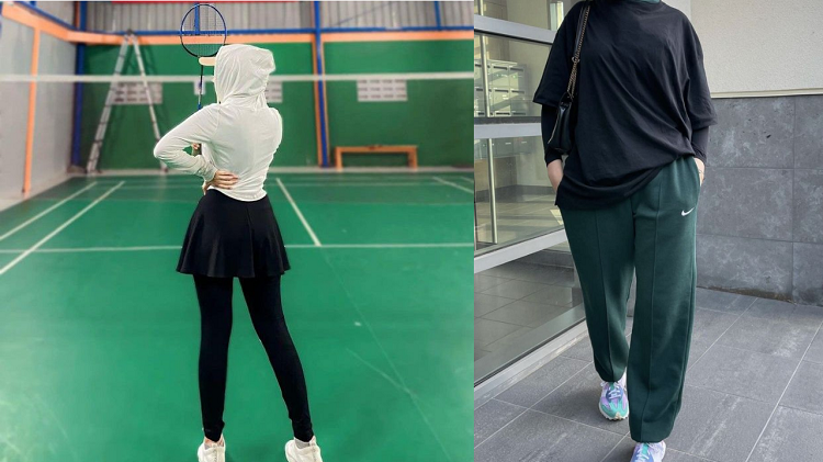 Inspirasi Outfit Nyaman dan Stylish untuk Hijaber Main Badminton