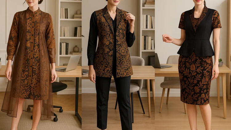Revolusi Batik Modern Berpadu Rompi, Tampilan Profesional dan Modis Untuk Kerja