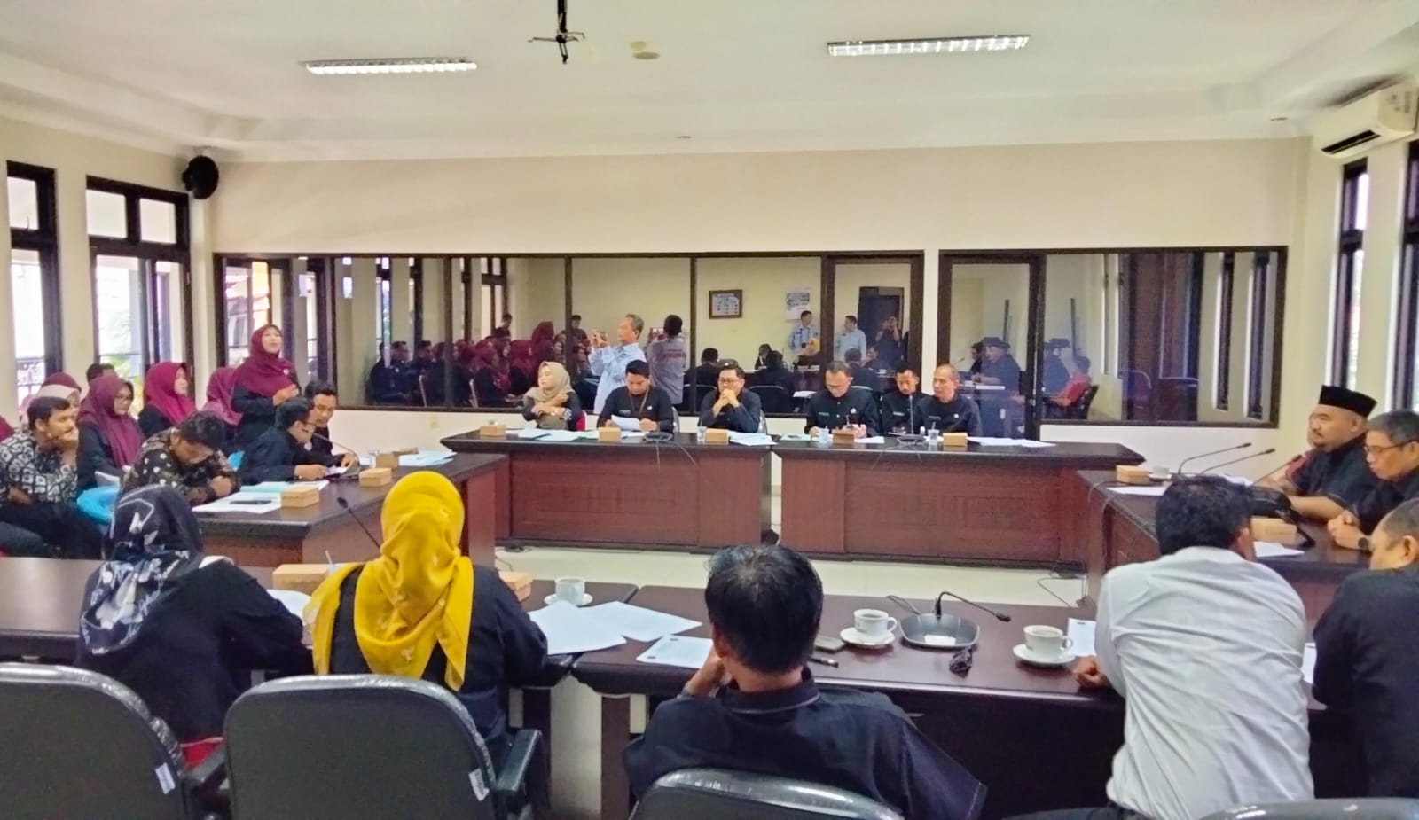 205 Honorer Non Data Base Brebes Gagal CPNS Geruduk Gedung DPRD, Pertanyakan Kejelasan Nasib