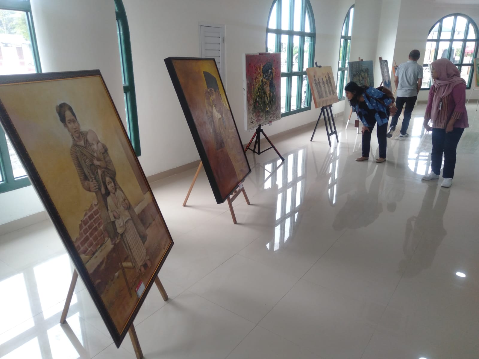 Berlangsung Selama Empat Hari, 80 Lukisan Ramaikan Pasar Merdeka di Taman Budaya Embung Giwangan