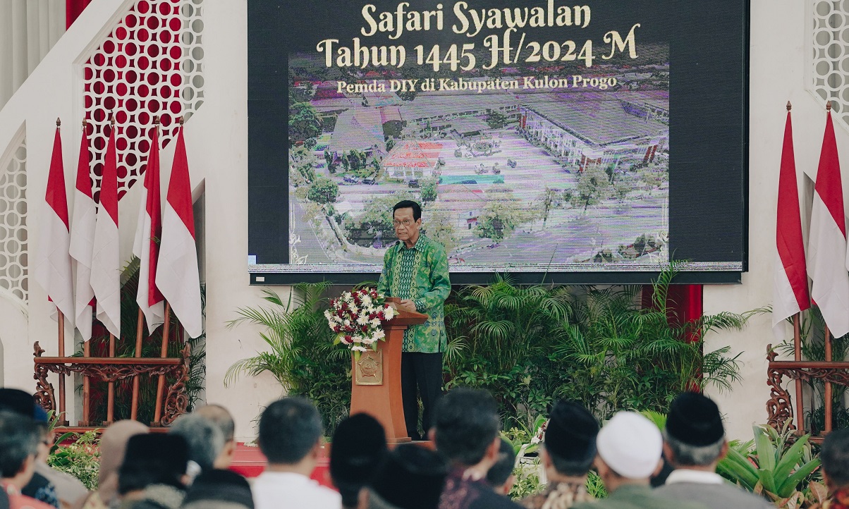 Sri Sultan Safari Syawalan di Kulon Progo, Sampaikan 3 Pesan Penting