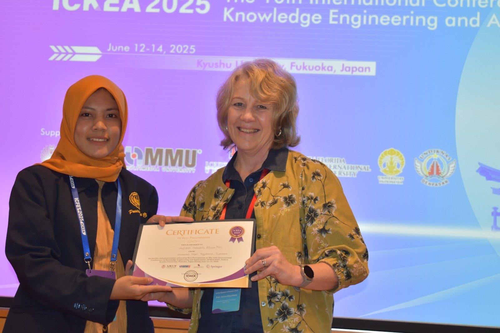 Bahas Integrasi AI, Mahasiswa UNY Raih Predikat Presentasi Terbaik di Jepang