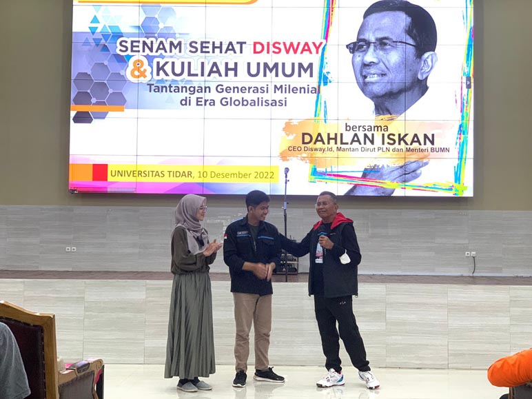 Jumpa Mahasiswa Untidar Magelang, Dahlan Iskan: Jawab dengan Pasti, Jangan Takut Salah!