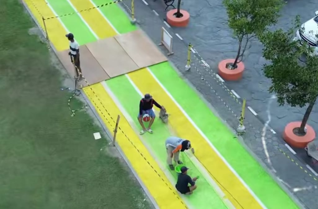 Niat Pamer Progres Jogging Track Paseban, Warganet Bantul Justru Ramai-Ramai Kritik Jalan Rusak