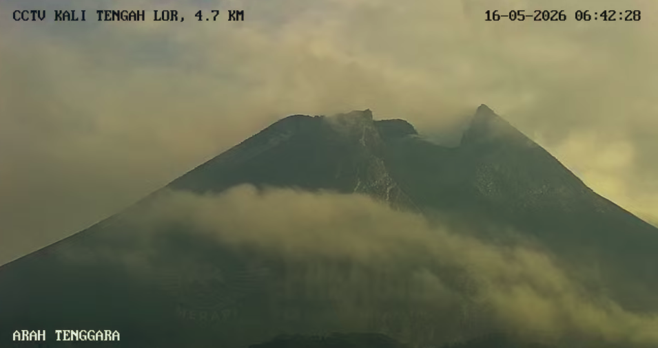  Merapi Erupsi Efusif, BPPTKG Catat 3 Awan Panas Guguran Sepekan