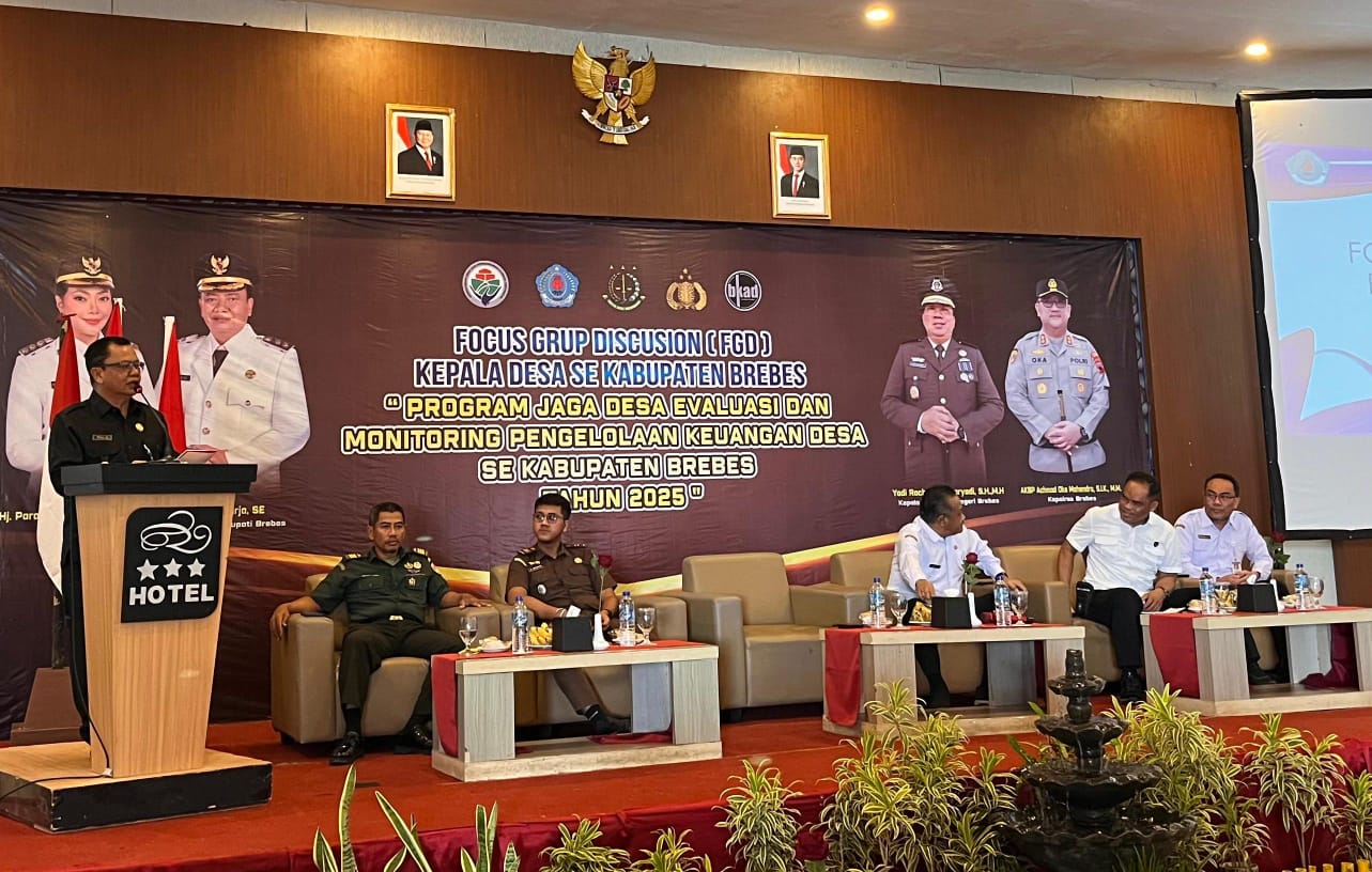 Wakil Bupati Brebes Wurja : Kepala Desa Wajib Totalitas Bekerja Layani Masyarakat dan Patuhi Regulasi