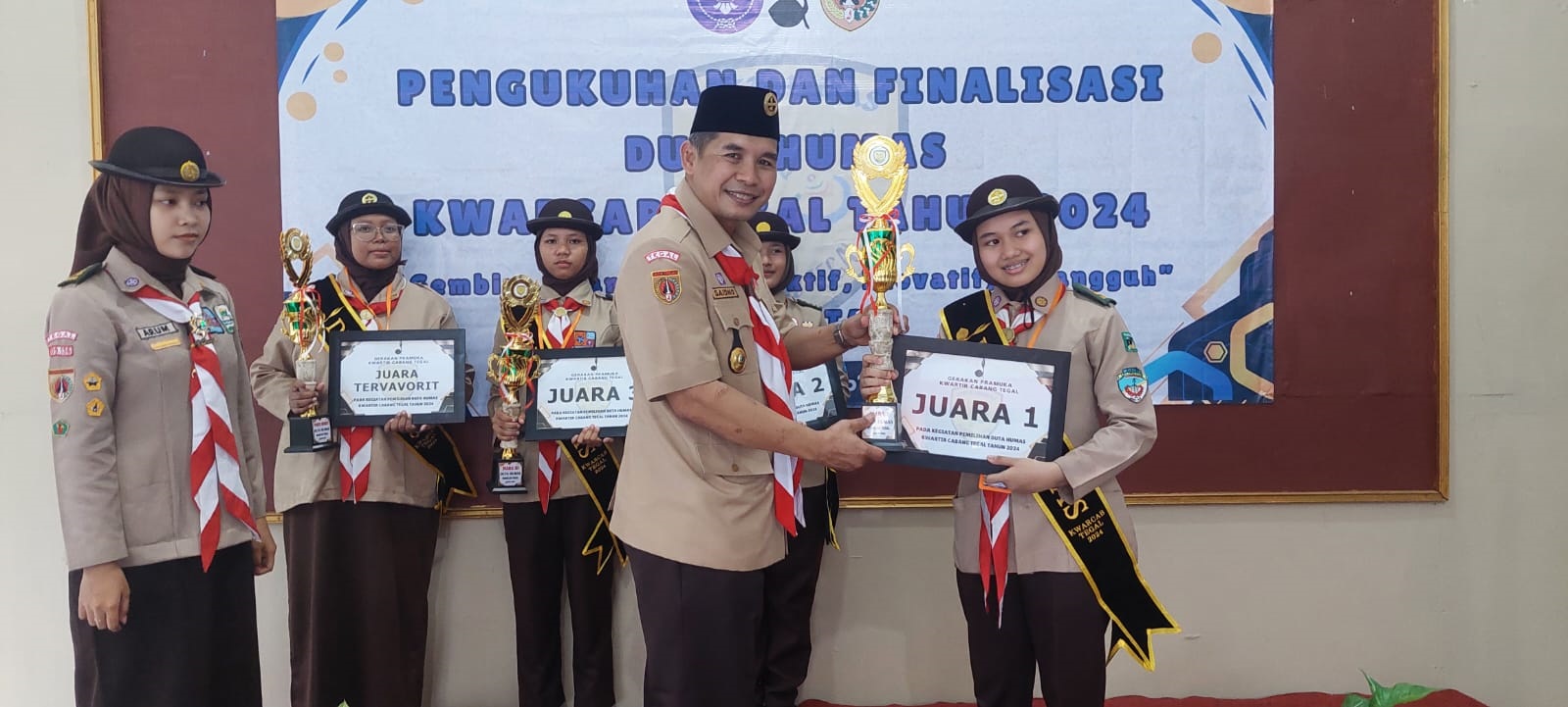 Nu'ma Hisyamat Aulia, Siswa SMAN 1 Slawi Dinobatkan Jadi Duta Humas Kwarcab Kabupaten Tegal