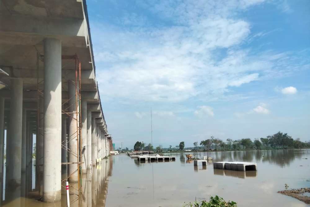 Progres Pekerjaan Konstruksi Capai 92%, Jembatan Pandansimo Ditarget Beroperasi Saat Mudik Lebaran 2025