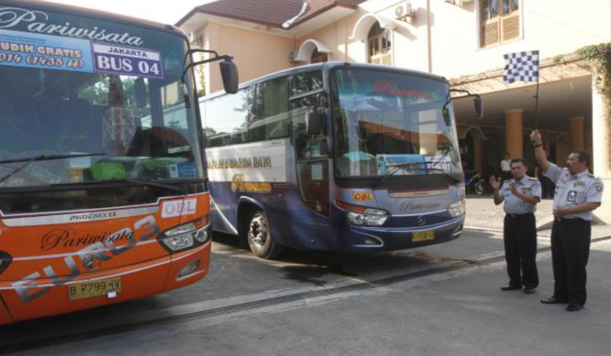 Jadikan Momen Liburan Aman dan Nyaman, Dishub Sleman Lakukan Ramcek Bus Pariwisata di Lokasi Wisata