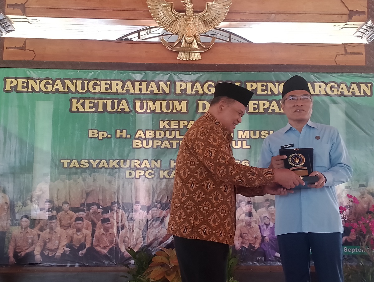 Bupati Bantul Terima Penghargaan Peparsi, Api Perjuangan Itu Harus Terus Menyala