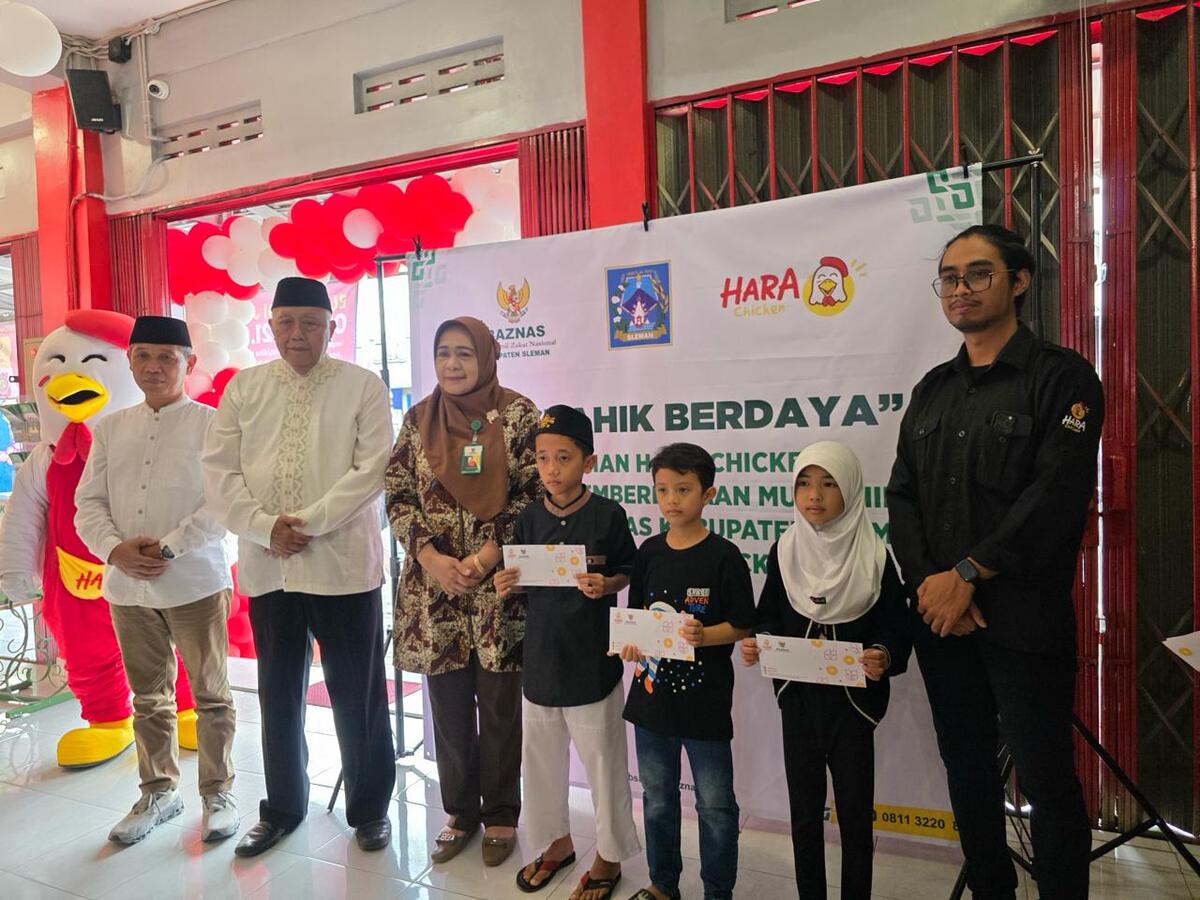 Rp 300 Juta Zakat Jadi Motor Ekonomi, 20 Mustahik Kini Bekerja di Hara Chicken Sleman