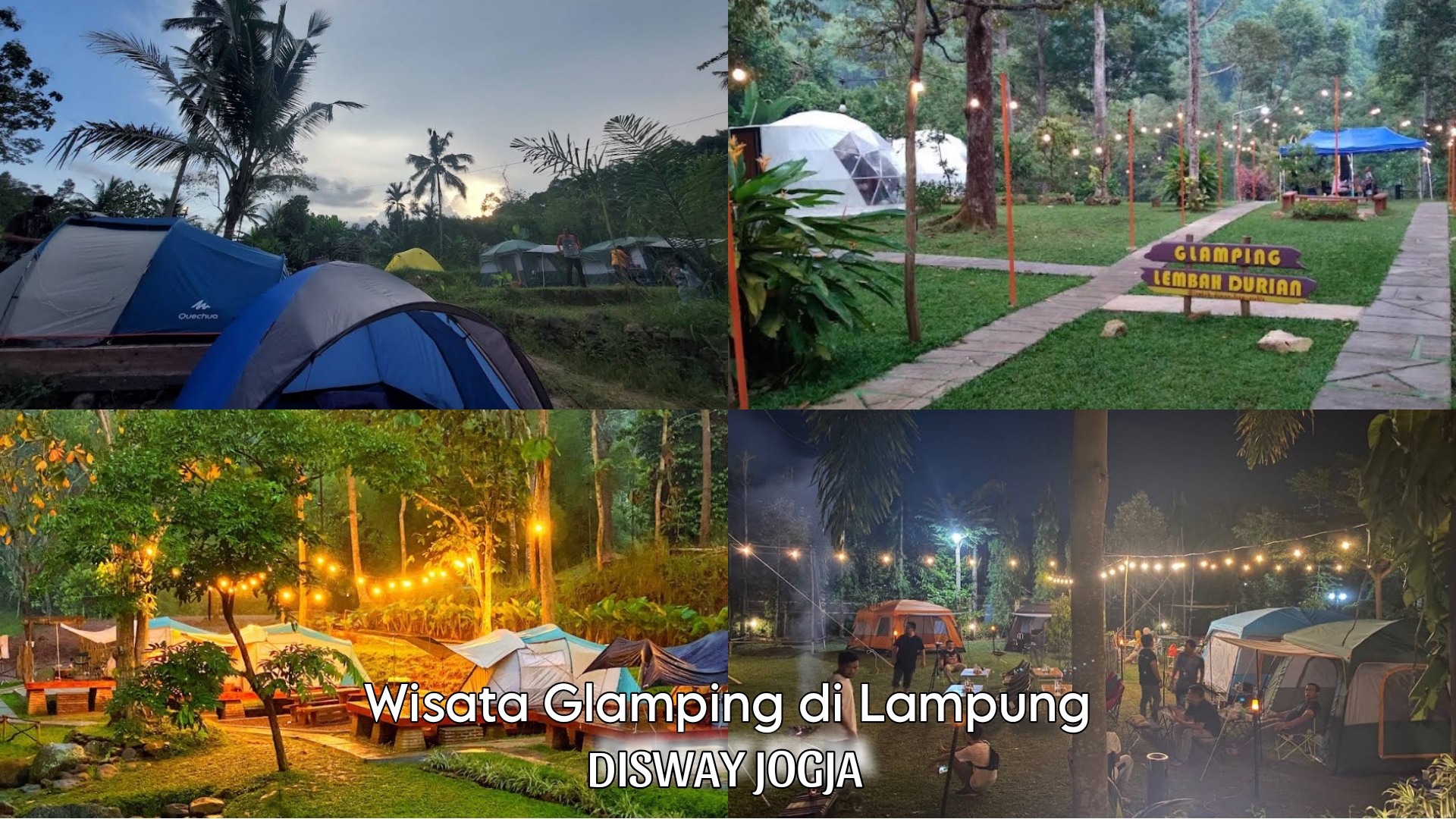 Libur Lebaran Bareng Keluarga Semakin Seru Dengan Berkunjung ke Wisata Terbaru 2024 Glamping di Lampung