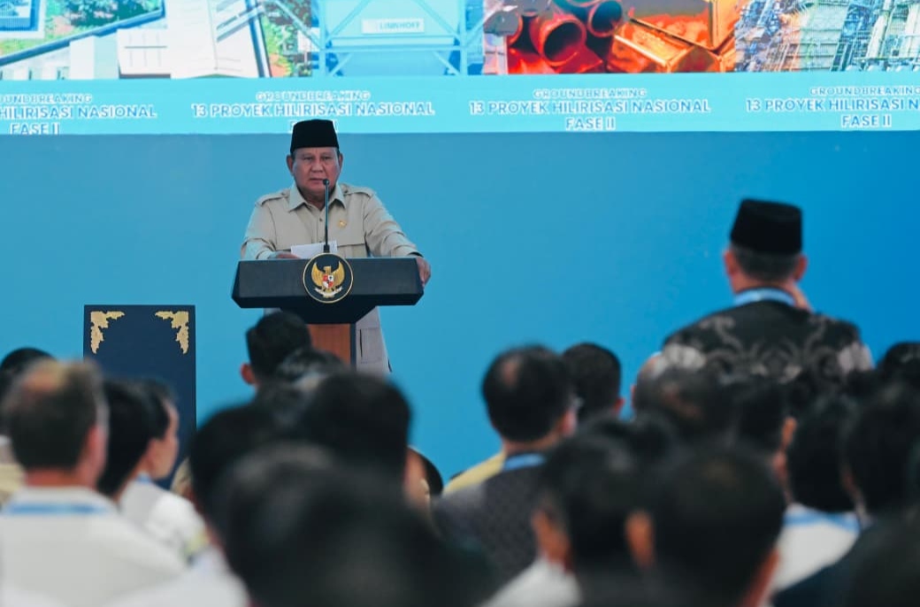 Buka Groundbreaking Proyek Hilirisasi Nasional Cilacap, Prabowo Tegaskan SDA Indonesia Harus Dinikmati Rakyat