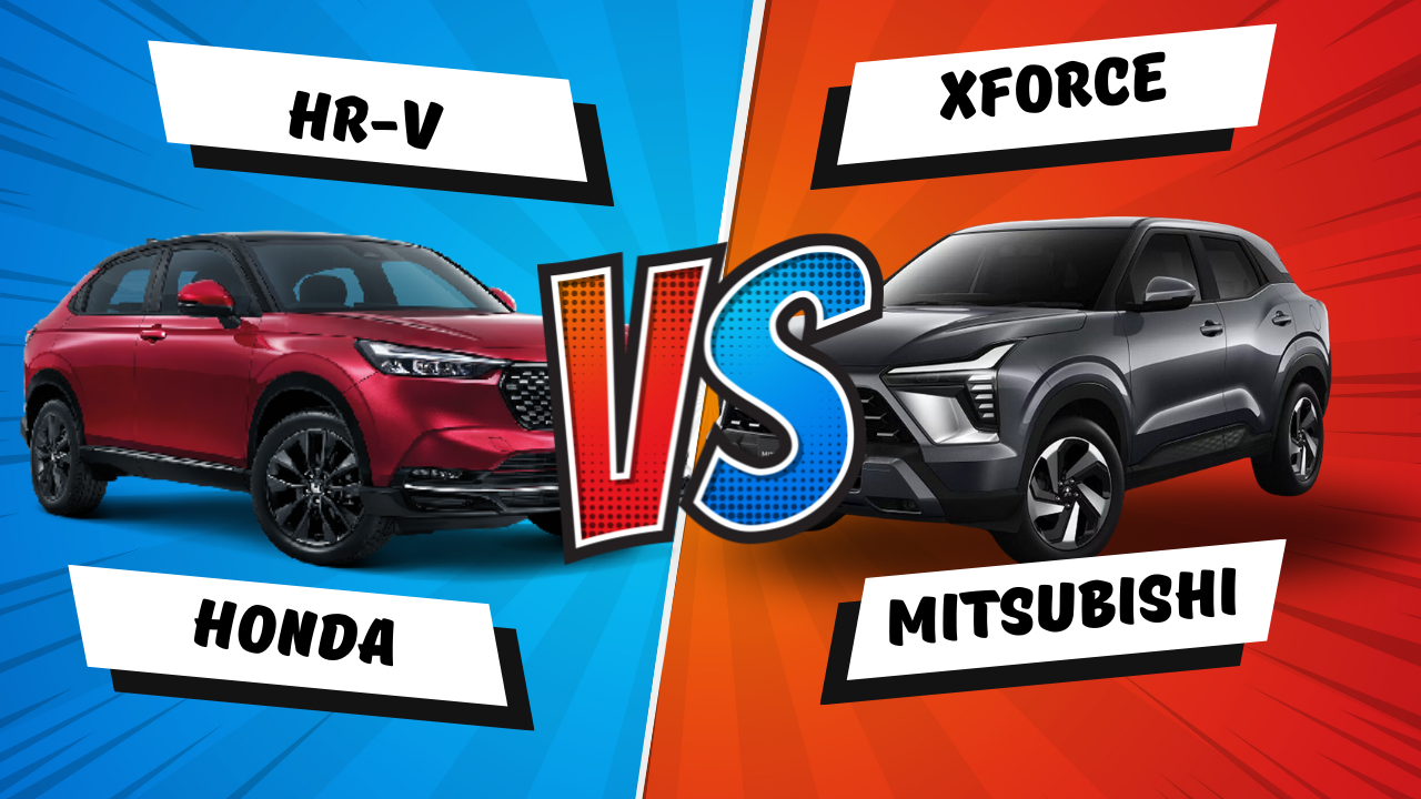 Perbandingan antara Mitsubishi Xforce dengan Honda HR-V, Mending Mana?