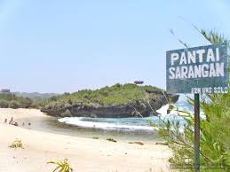 Menyusuri Keindahan Tempat Liburan Awal Tahun Pantai Sarangan, Pantai Sepi dan Menenangkan di Gunungkidul