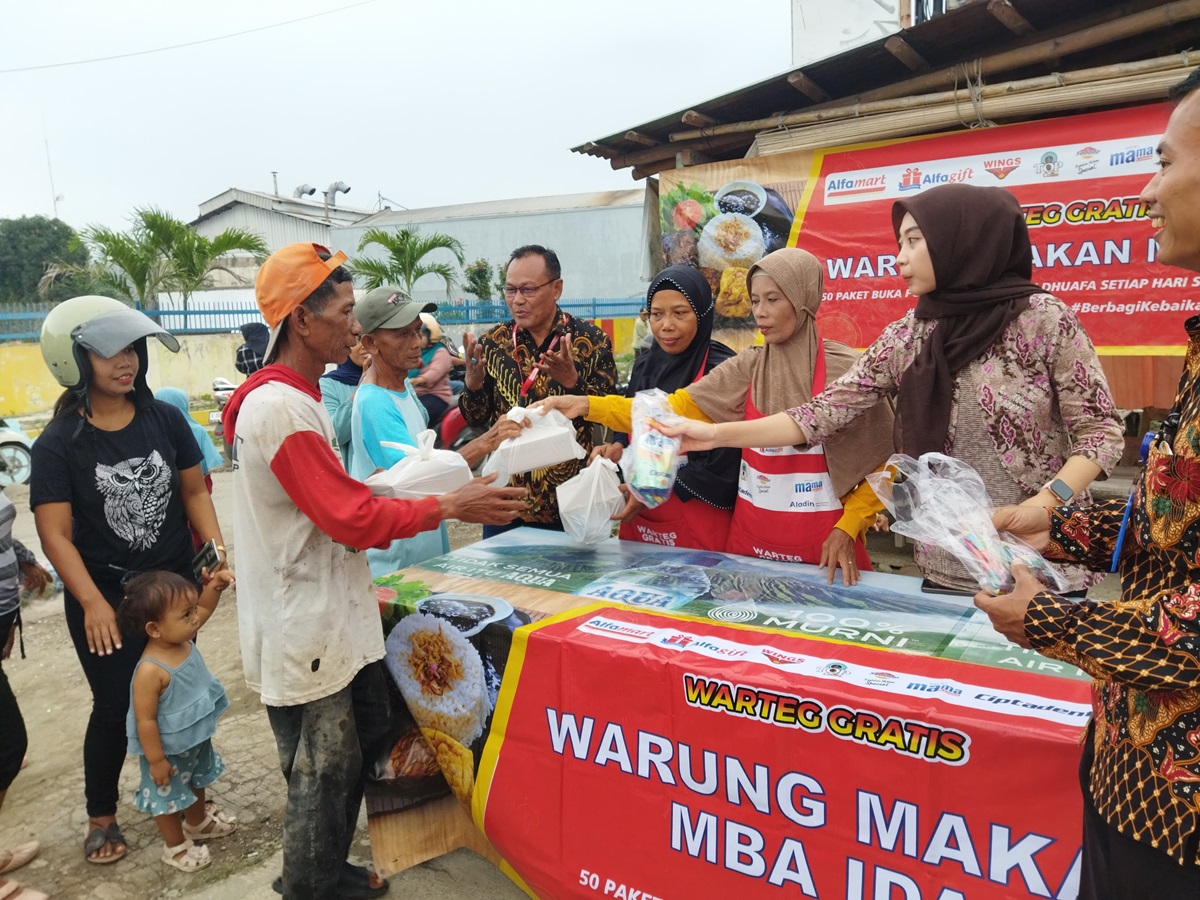 Alfamart dan WINGS Group Gandeng Warteg di 36 Kota,  Adakan Buka Puasa Gratis sepanjang Ramadan 