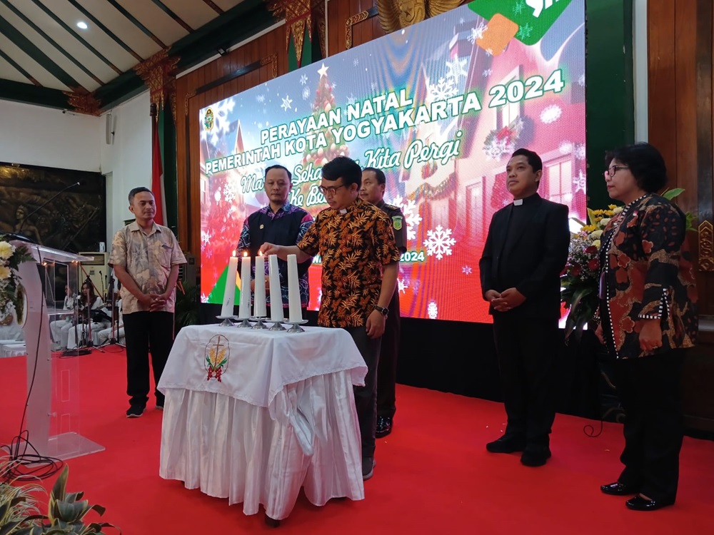 Perayaan Natal 2024 di Pemkot Yogyakarta Diselenggarakan dengan Penuh Suka Cita