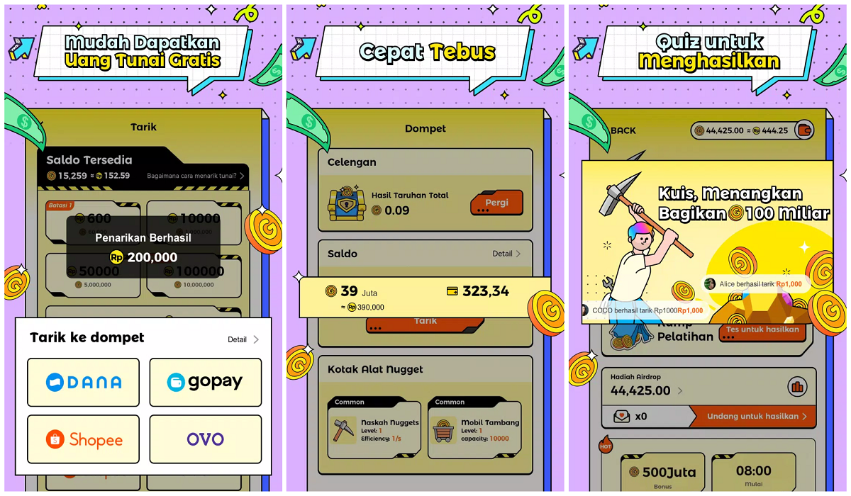 Hasilkan Cuan Tambahan Rp50 Ribu Per Hari di Aplikasi Penghasil Saldo Wild Cash, Cek Disini