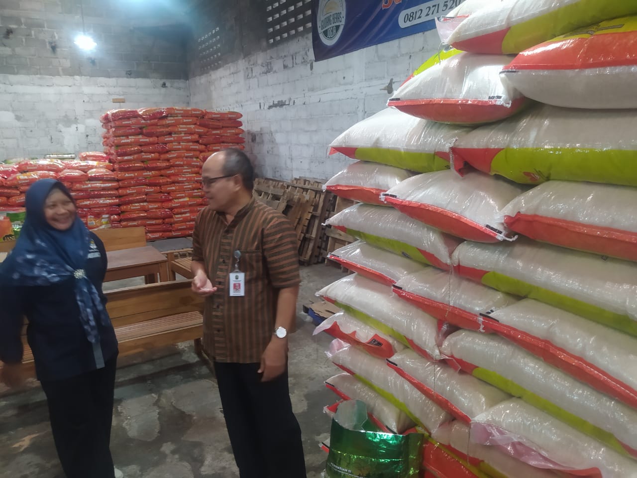 Sidak Gudang Beras, Pemkot Yogyakarta Pastikan Ketersediaan Beras di Pasaran Mencukupi