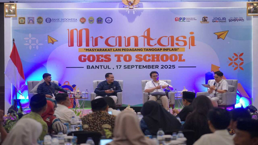 MRANTASI Goes to School, Bantul Tanamkan Literasi Inflasi ke Pelajar Sejak Dini