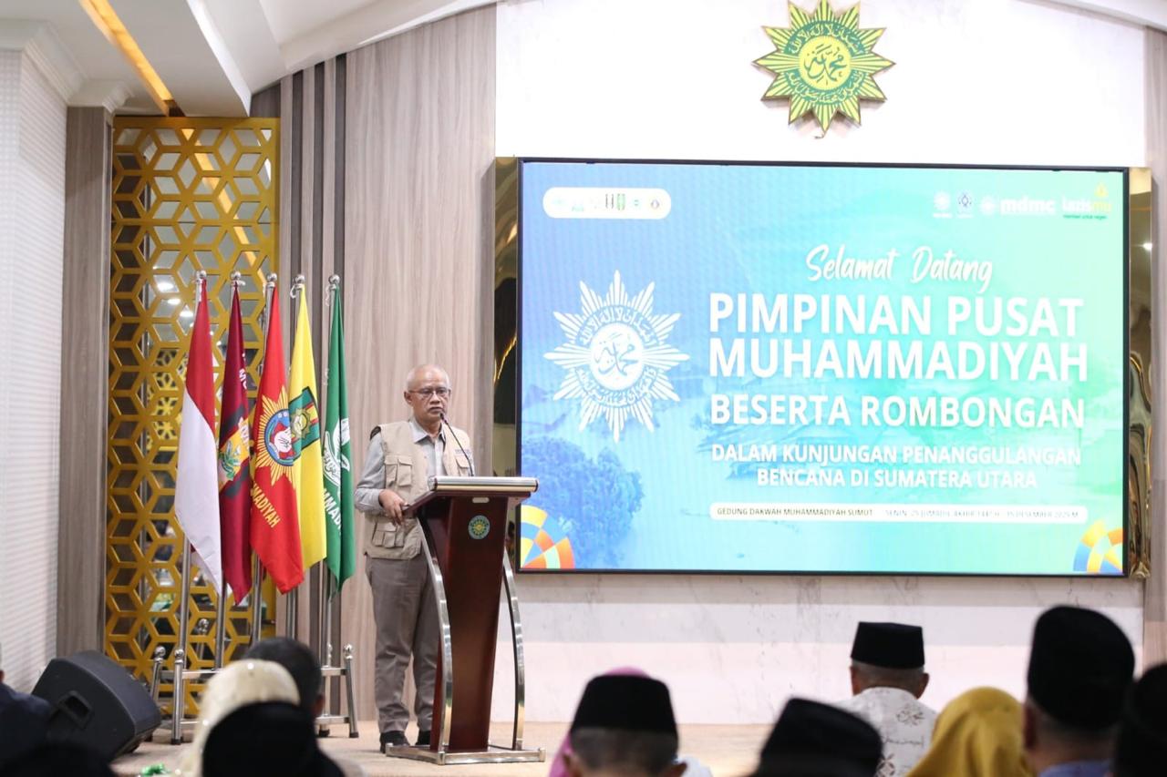 Haedar Nashir Minta Warga Muhammadiyah Fokus Kemanusiaan di Tengah Bencana Sumatra