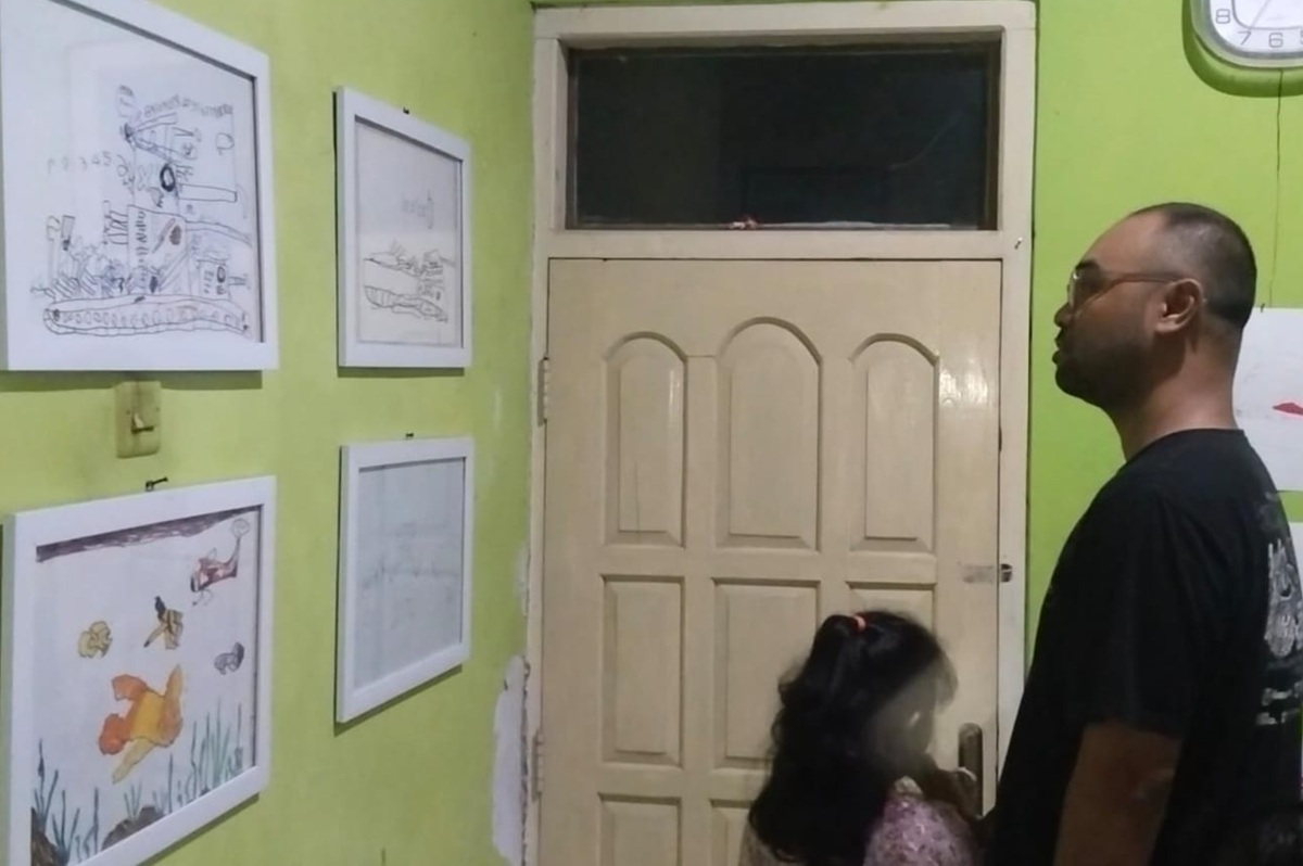 Komunitas Seni Jawa-Bali Adakan Pameran Seni Rupa di Rumah Utik, Suguhkan Karya Kreatif Anak 