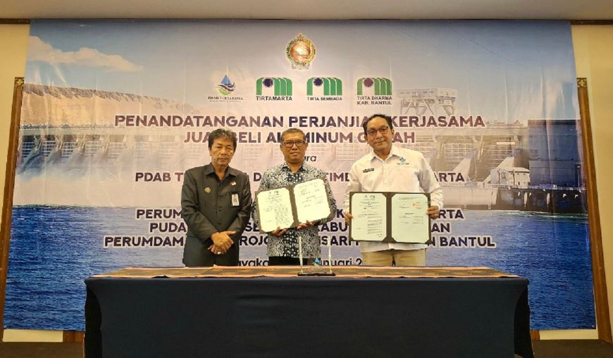 Kuatkan Perusahaan Air Minum di Yogyakarta, PDAM Tirtamarta Resmi Jalin Kerjasama dengan PDAB Tirtatama