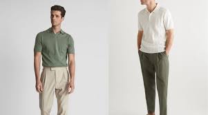 8 Referensi Gaya Fashion Pria Dengan Polos Shirt Kekinian, Gaya Simple Yang Casual Bikin Tampilan Makin Elegan