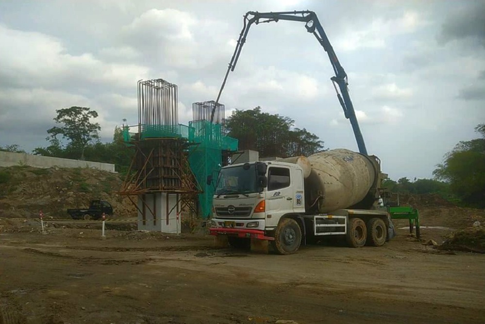 Progres Pembangunan Tol Jogja-Solo Terus Dikebut, Ruas Trihanggo-Junction Sleman Bersiap Stressing Girder