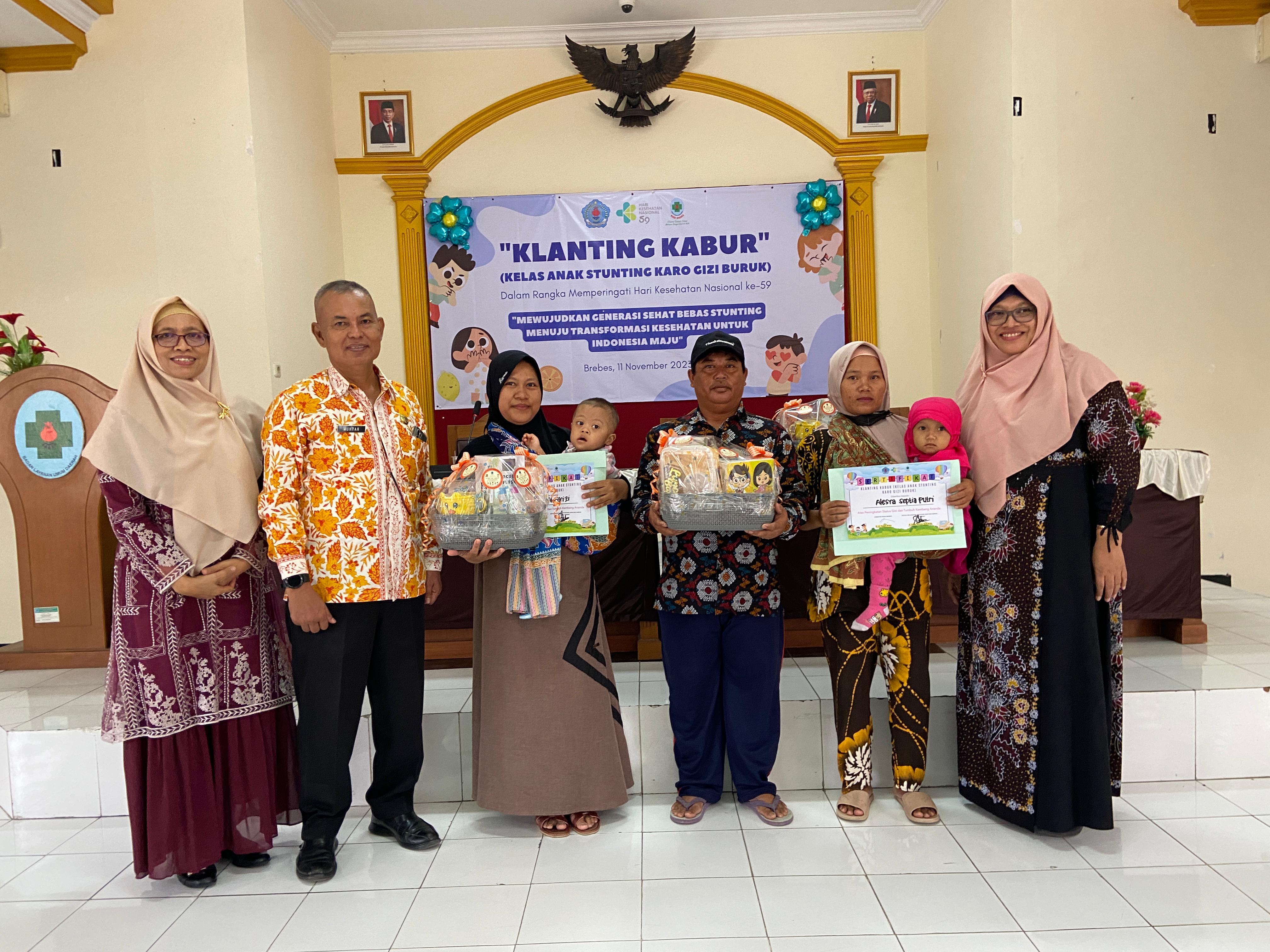 Sukses Gelar Klanting Kabur, RSUD Brebes Atasi 25 Balita Stunting