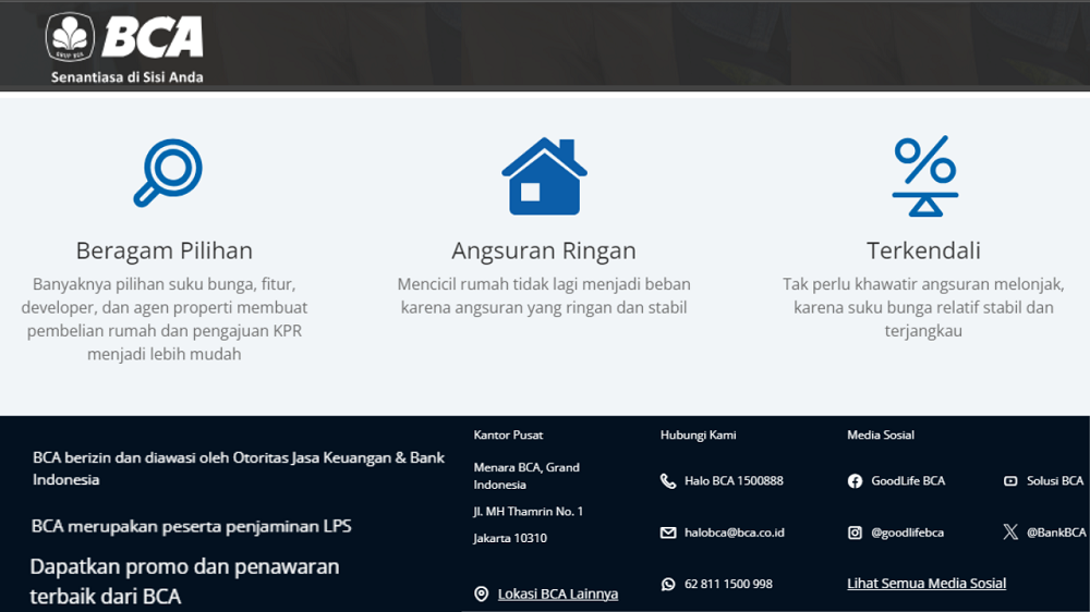 Informasi Lengkap Keuntungan Dan Biaya KPR BCA 2024