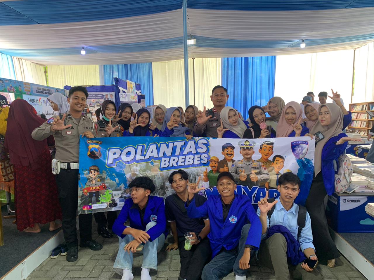 Giliran Siswa dan Guru Jadi Sasaran Edukasi Tertib Lalu Lintas Lewat Polantas Brebes Menyapa