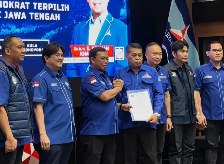 Selamat Bertugas!! Asrofi Resmi Jadi Nahkoda Baru DPC Partai Demokrat Brebes