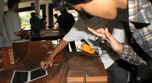 Penghobi Skateboard Mini di Jogja Punya Komunitas Yogyakarta Fingerboard