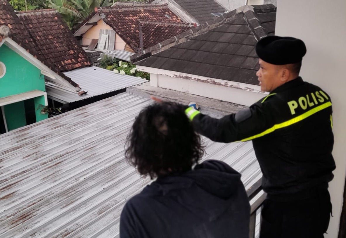 Maling Diduga Masuk Rumah Warga di Gamping Sleman, Kabur Lompat dari Atap