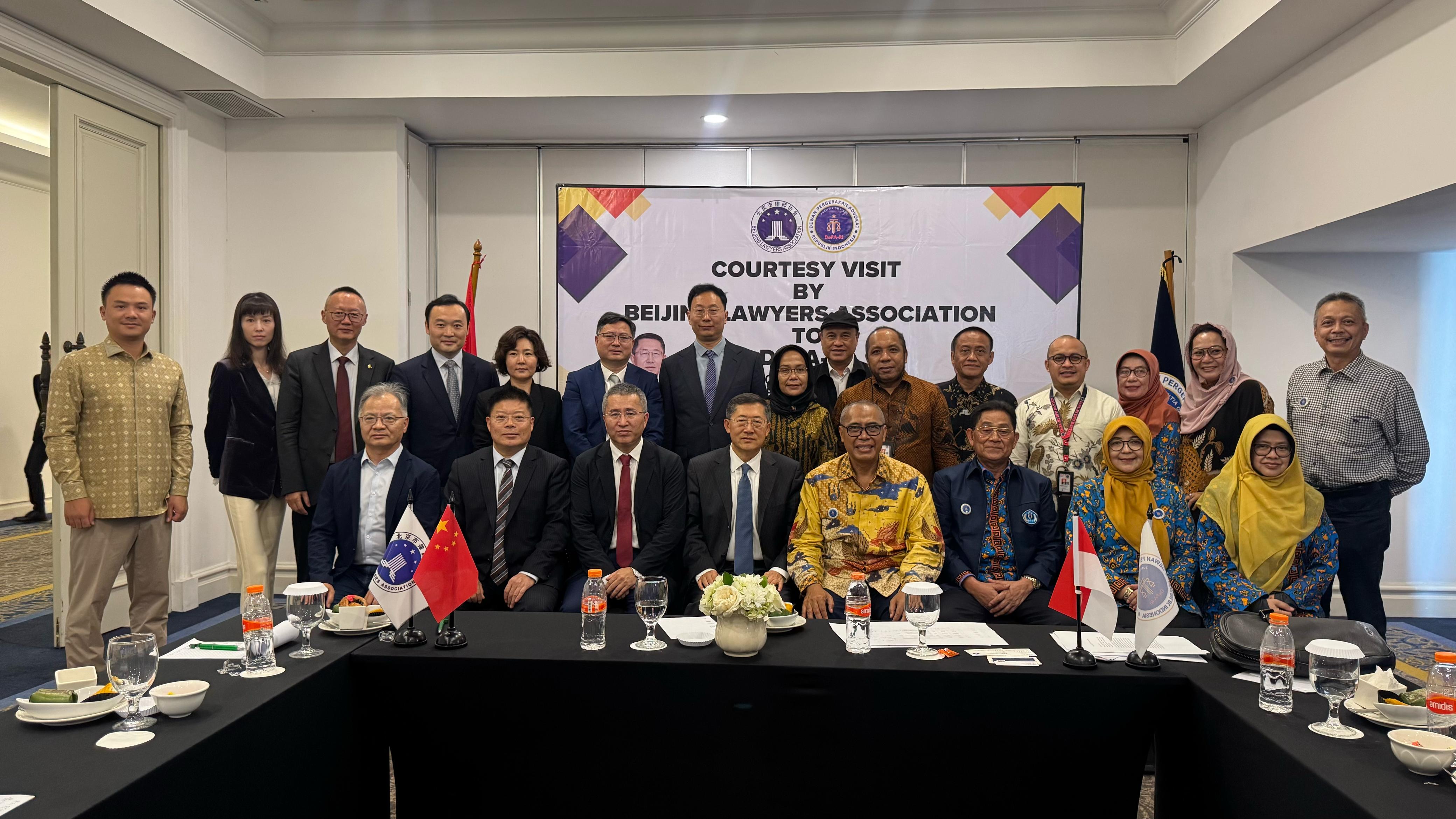 DePA RI Bangun Kerjasama dengan Beijing Lawyers Association, Pertukaran dan Magang Advokat