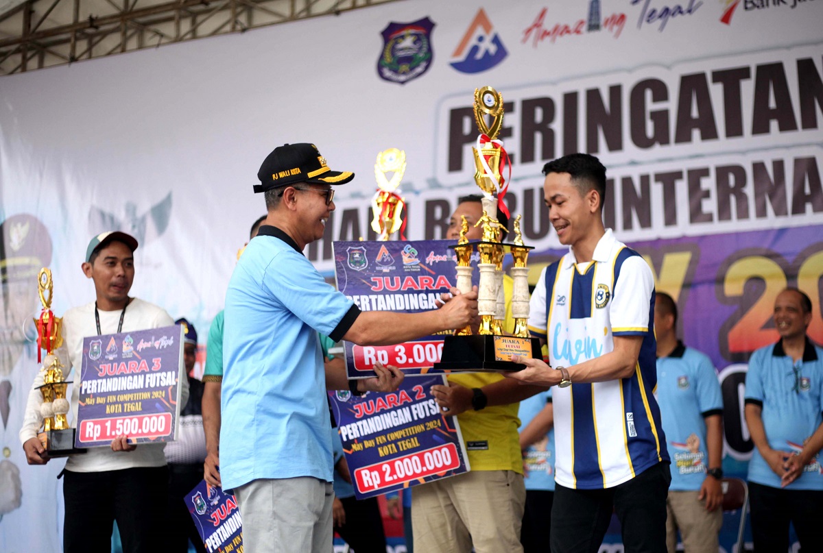 Peringatan Hari Buruh Internasional di Kota Tegal, Kerja Bersama Wujudkan Pekerja Kompeten