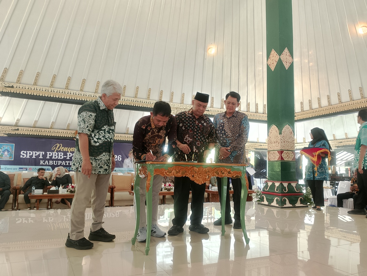 Sleman Percepat SPPT PBB-P2 2025, 17 Kalurahan dan 10 Wajib Pajak Jadi Sorotan