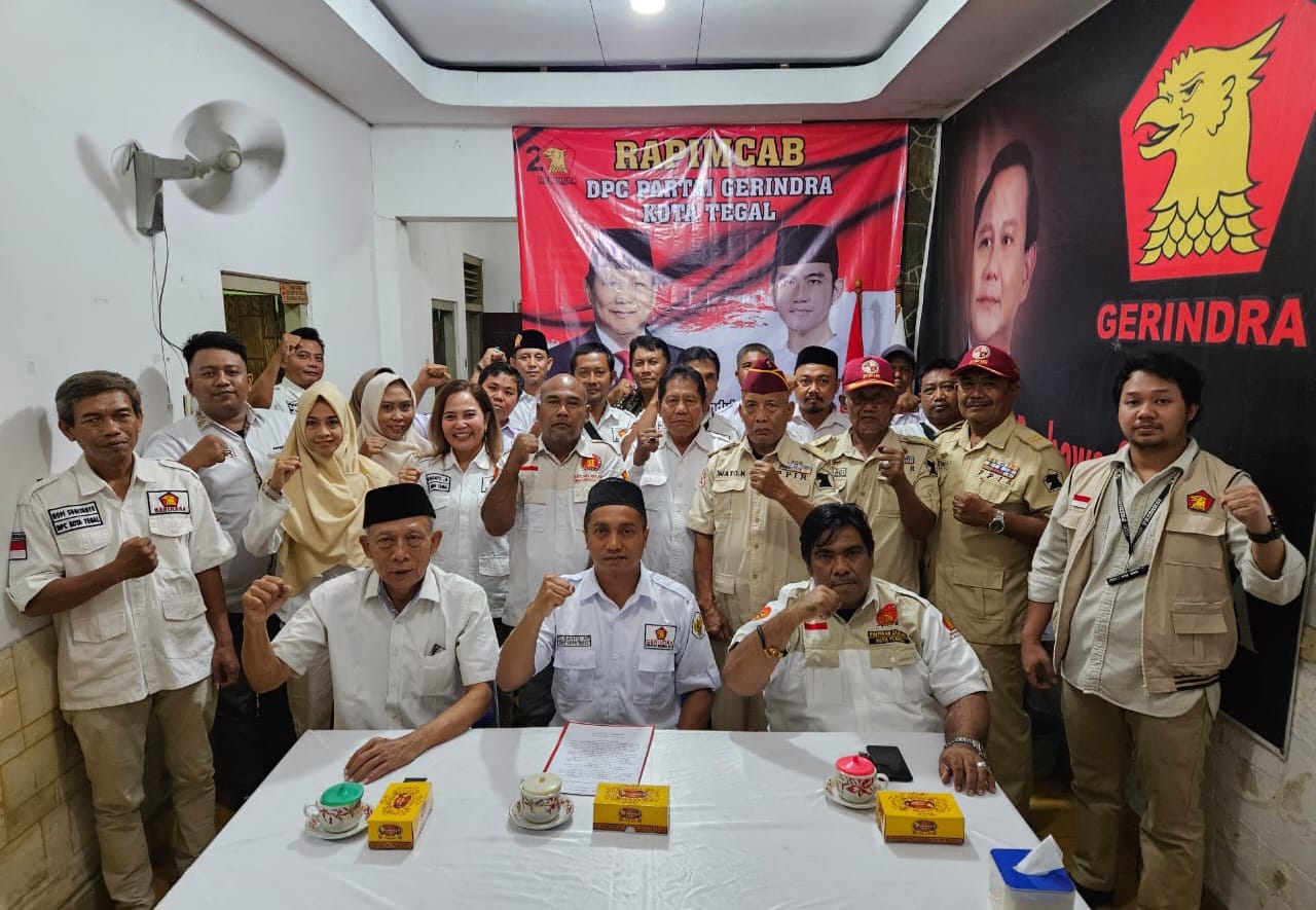 Partai Gerindra Kota Tegal Usulkan Gibran Jadi Cawapres Prabowo