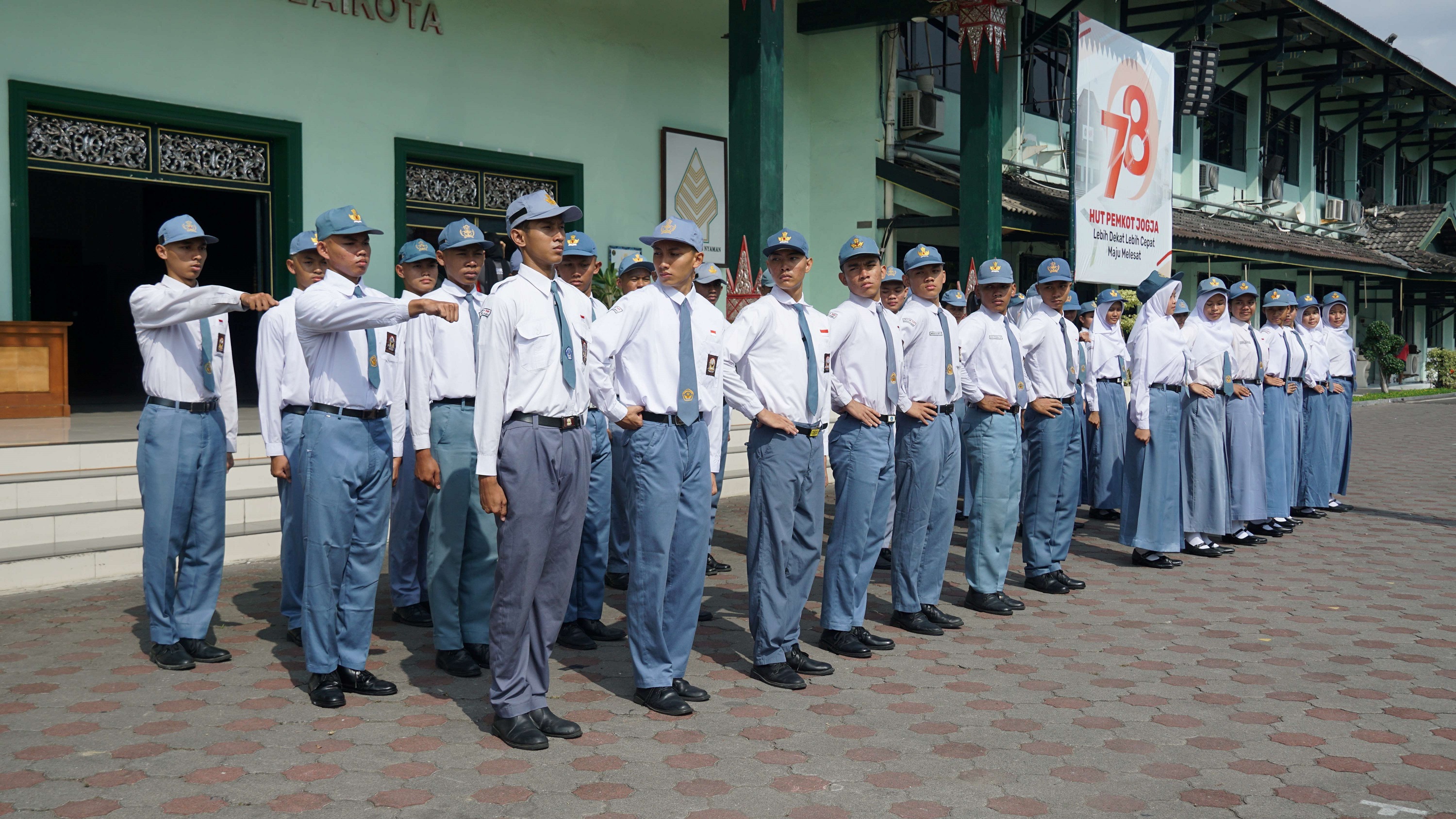Berlangsung hingga 1 Agustus, 38 Calon Paskibraka Kota Jogja Mulai Berlatih