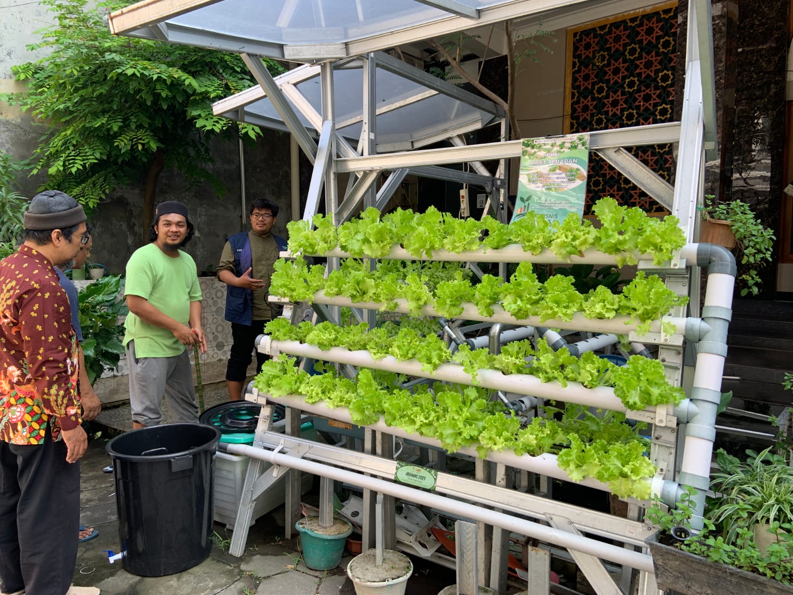 Marbot dan Remaja Masjid Dilatih Manfaatkan Air Wudhu Jadi Nutrisi Tanaman, Warga Bisa Terapkan di Rumah