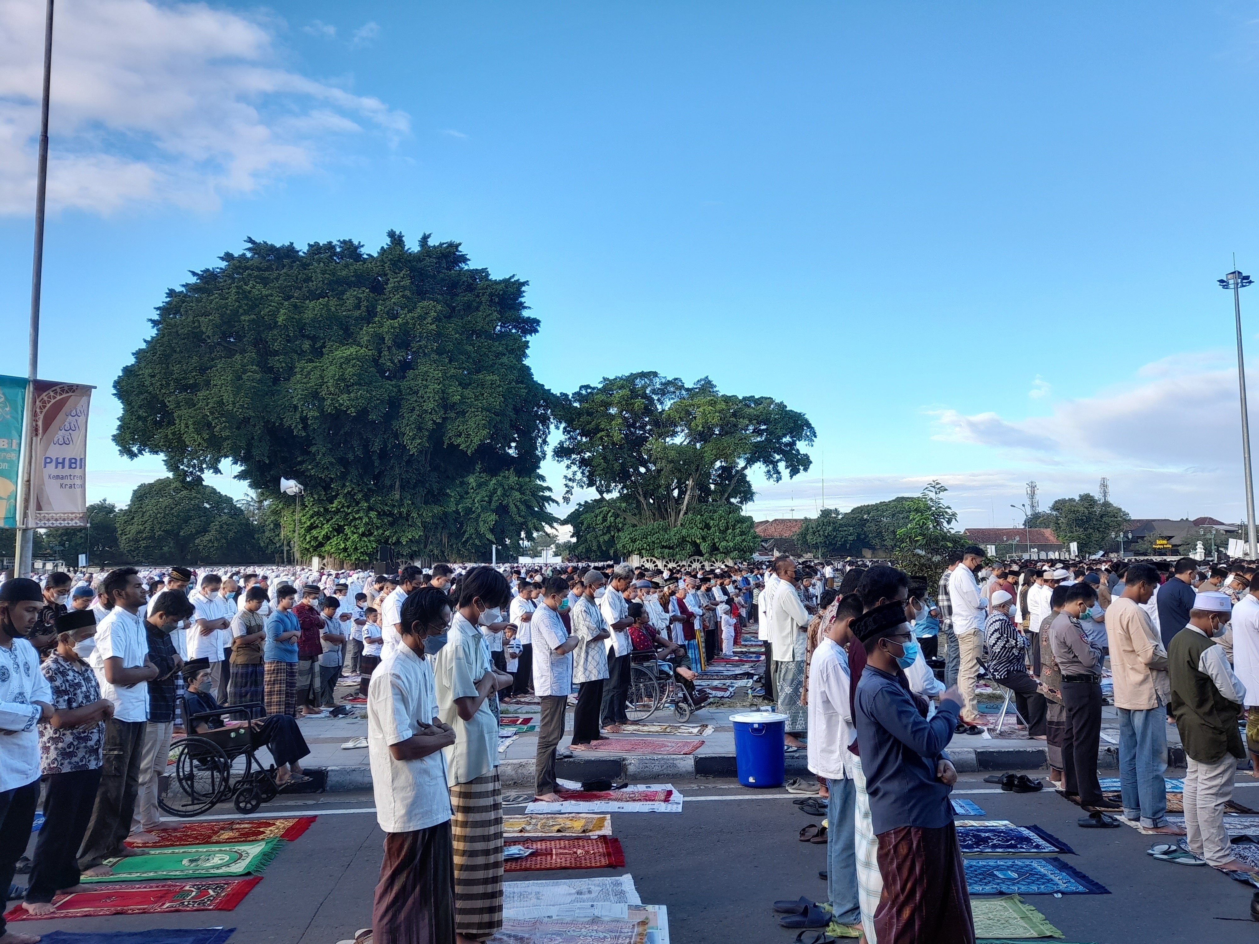 Salat Iduladha di Alun-Alun Kidul Jogja Diikuti Ratusan Jemaah