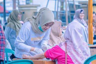 Kampanyekan Budaya CERDIK, Puluhan Pensiunan Antusias Jalani Cek Kesehatan Jantung Hingga Kolesterol