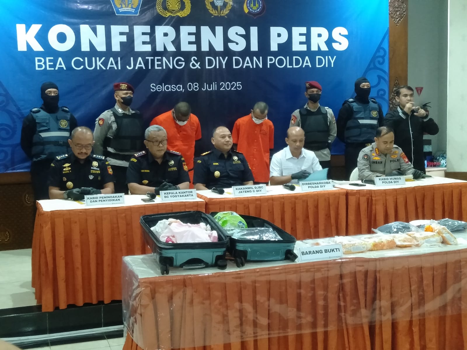 Bawa Sabu 9 Kilogram di YIA, Dua Pelaku Jaringan Narkoba Internasional Ditangkap