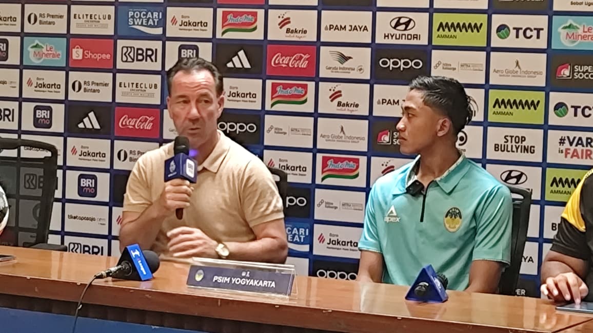 PSIM Takluk dari Persija, Van Gastel Tetap Bangga Performa Tim