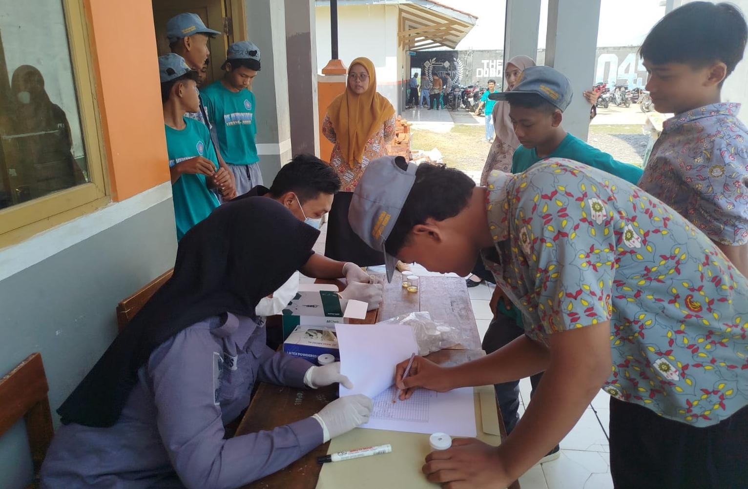 32 Pelajar SMK Muhammadiyah Larangan di Tes Urine Mendadak BNNK Tegal