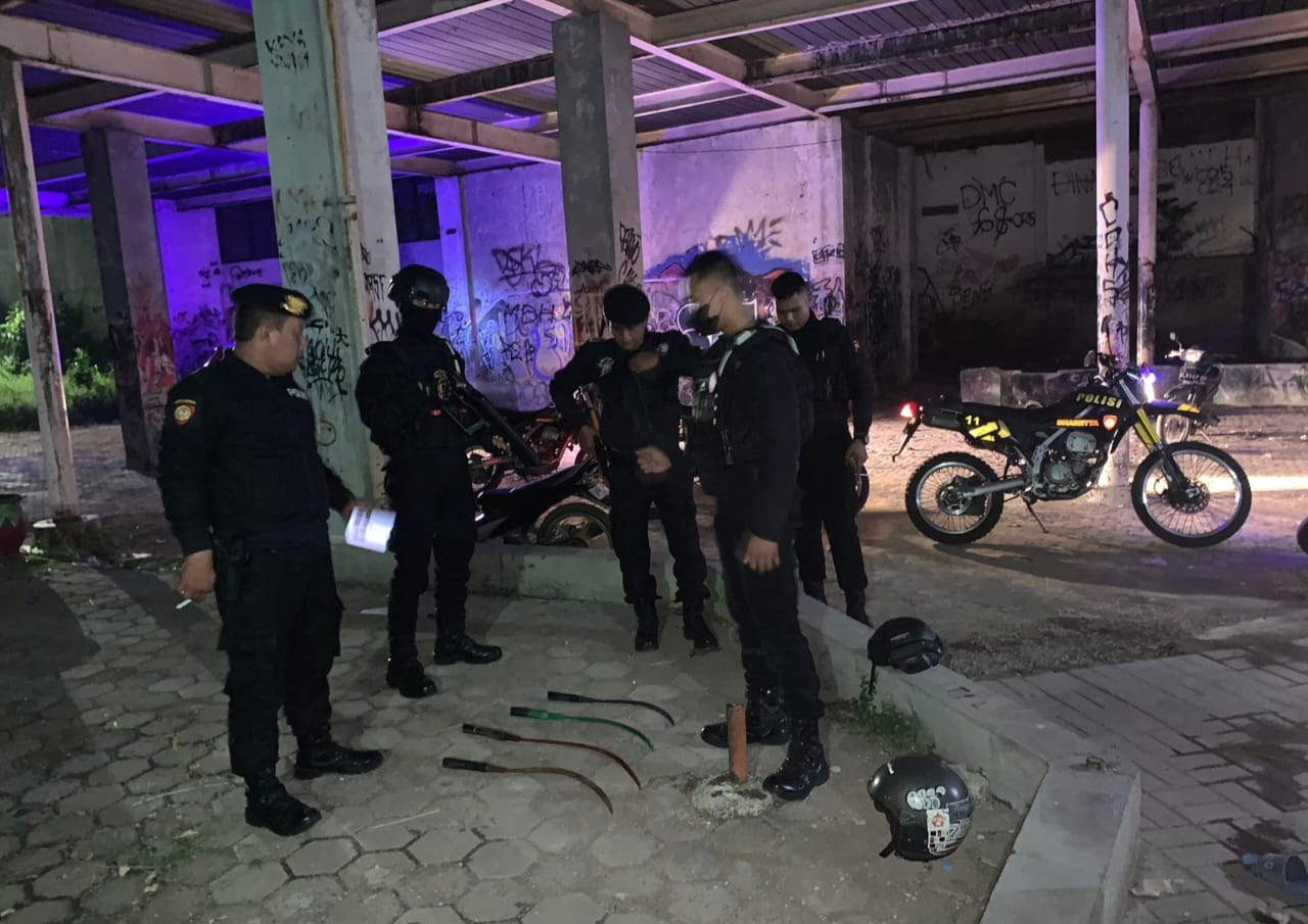 Tawuran di Kota Tegal, 10 Pemuda Bawa Senjata Tajam Digulung Polisi