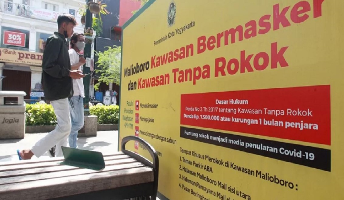 Sanksi Denda hingga Kurungan Penjara, Pemkot Jogja Akan Jaga Malioboro Bebas Asap Rokok