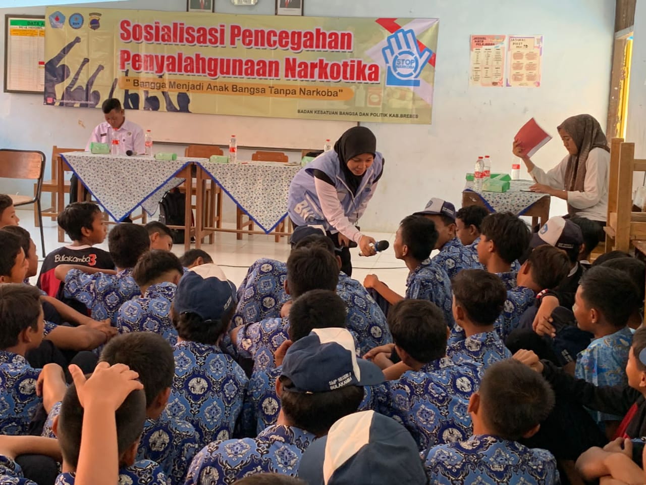 BNN Kota Tegal Blusukan ke Sekolah, 242 Siswa SMP Digembleng Antinarkoba