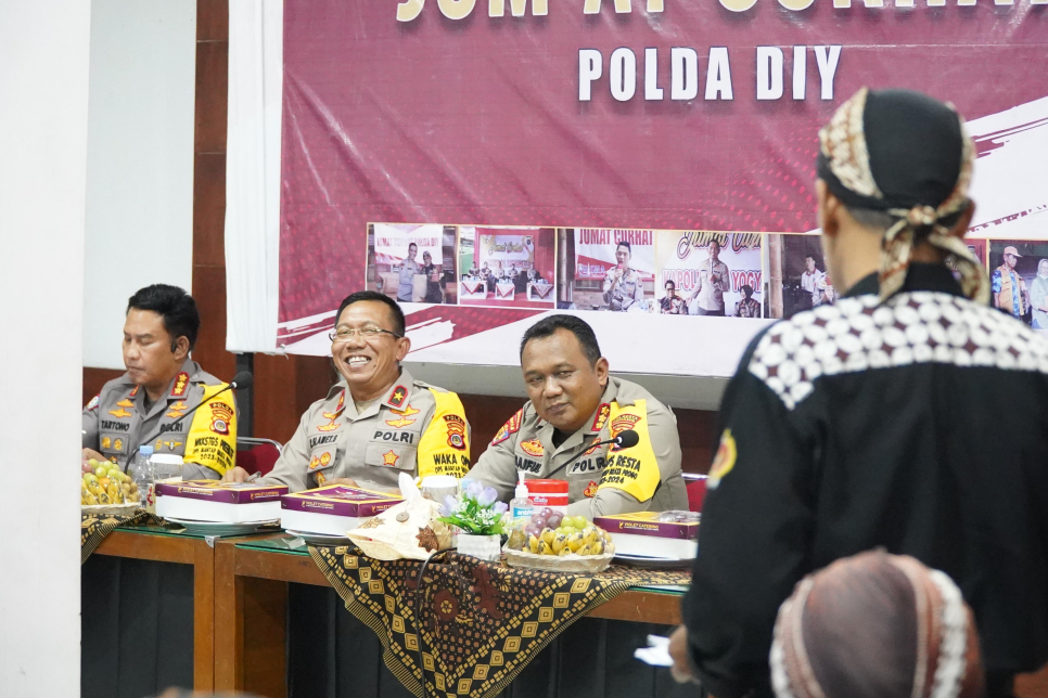 Dengaran Curhatan Warga, Wakapolda DIY; Tiga Bahaya Laten Perlu Diantisipasi